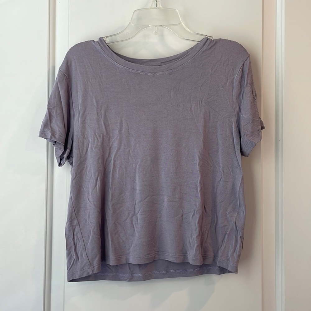 Lavender Crop Top